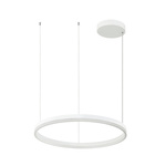 42W LED PENDANT LIGHT 42W 3000K  ALUMINUM & ACRYLIC  DIMMABLE DOWN LIGHT WHITE (20261 Zambelis) - Zambelis