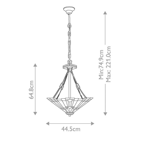 Lampa wisząca  Inglenook (QZ-INGLENOOK-P-B) - Elstead Lighting