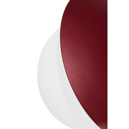 KUUL C burgundowa lampa sufitowa / plafon z podwyższoną szczelnością IP44 (KLC140S0) - Ummo