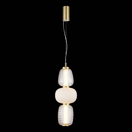 Lampa wisząca CARO GOLD 28W LED (ML0363) - Milagro