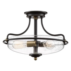 Lampa sufitowa Griffin (QZ-GRIFFIN-SFS-C-PNAB) - Elstead Lighting