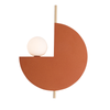 WALL LIGHT 1XG9 METAL OPAL TERACCOTTA (22204 Zambelis) - Zambelis