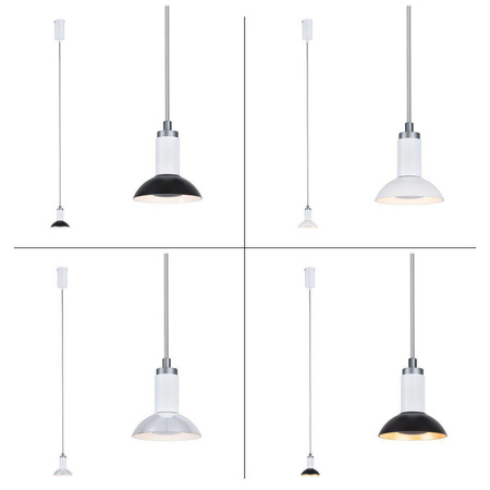 Lampa wisząca RUNA max.1x20W GU10 biały/szary 230V metal (PL79522) - PAULMANN