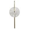 Kinkiet Plato transparentny LED CCT (LP-0301/1W TR) - Light Prestige