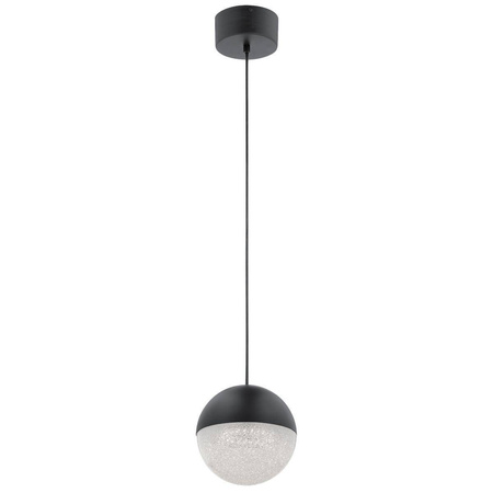 Mała lampa wisząca LED Moonlit - Matowa czerń (QN-MOONLIT-P-MBK) - Quintiesse