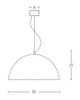 PENDANT LAMP 1XE27 CORTEN (22197 Zambelis) - Zambelis