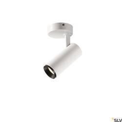 NUMINOS® SPOT PHASE S, wewnętrzna oprawa sufitowa natynkowa LED, biała/czarna 3000 K 36° (1004111) - SLV