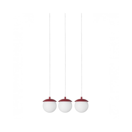 KUUL A burgundowa sufitowa lampa wisząca (KLA341P0) - Ummo