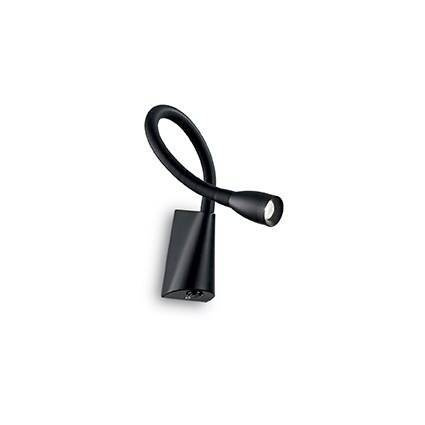 Kinkiet LED Goose kol. czarny (142692) Ideal Lux