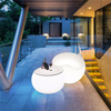 Lampa ogrodowa 16 kolorów pufa APPLE L LED RGBW  56 cm (ES-SF025) - Step into Design