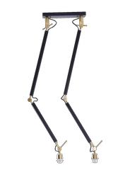 Lampa wisząca ZYTA 2 S PENDANT LAMPBODY BK/GO (AZ4191) - Azzardo