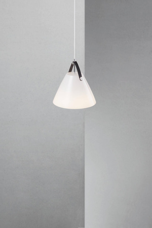 Szklana lampa wisząca STRAP Nordlux E27 40W Szkło Biały