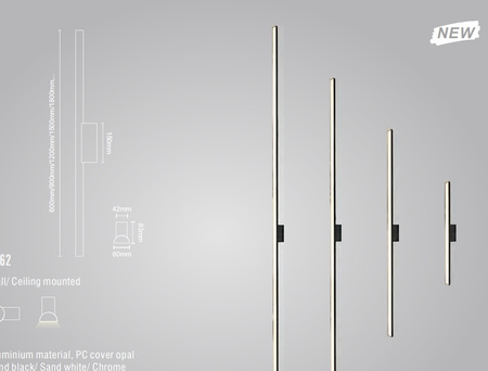 Kinkiet TAMPA IP44 180 cm (C0244) - MAXLIGHT