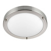 Plafon Portico LED satin Nickel IP44 9W (54675) - Saxby