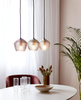 Lampa wisząca ORBIFORM Nordlux E14 3x25W Szkło Mosiądz