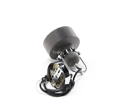 Lampa wisząca gipsowa ciemna szara PAVONIS (D342104) - żyrandol