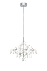 Żyrandol EFESOS 60cm Steel/Clear (108869) Markslojd