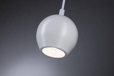 Biała lampa wisząca nad wyspą w kuchni  (PL76993) - PAULMANN