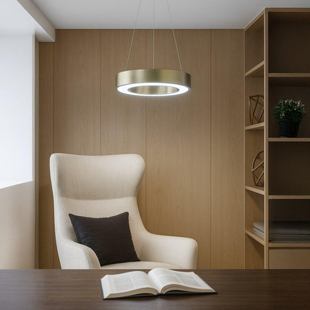 Lampa wisząca Union Gold 40W LED 3000-4000-6000K (ML1867) - Milagro