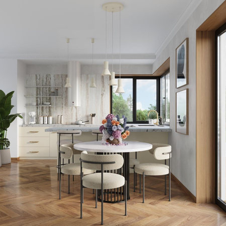 Lampa wisząca ESTRIA 1 beżowa (SL.1870) - Sollux Lighting