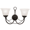 Kinkiet Carisbrooke (CB2-BLACK) - Elstead Lighting