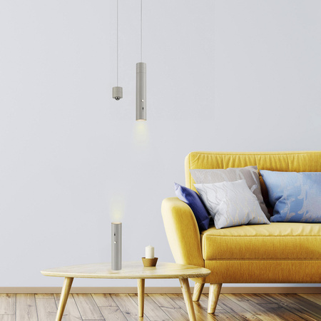 ATTACH LAMPA WISZĄCA SZARY (18281-40) - Paul Neuhaus