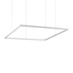 Lampa wisząca ORACLE SLIM Biały (ORACLE_SLIM_SP_D090_SQUARE_3000K_ON-OFF_WH) - Ideal Lux