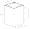 Kinkiet CUBODO II DOUBLE MINI LED (731030)