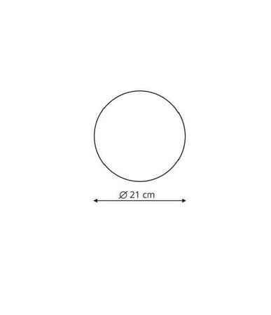 Platillo plafon średni biały (LP-8102/1C-12W WH) - Light Prestige