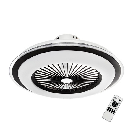 Lampowentylator ZEPHYR BLACK 48W LED+ PILOT (ML1514) - Milagro