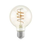 Żarówka AMBER-G80 E27 4W, LED 2200K (11722 - Eglo)