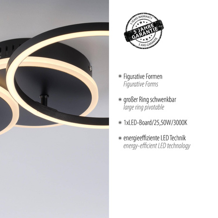 LAMPA SUFITOWA SEVENT (14116-18) - Paul Neuhaus