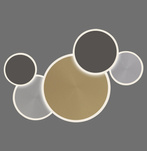 Q-PIATO LAMPA SUFITOWA/KINKIET MULTIKOLOR (8008-70) - Paul Neuhaus