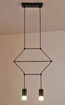 Lampa wisząca LINEA-2 czarna 35 cm (ST-5961-2) - Step into Design