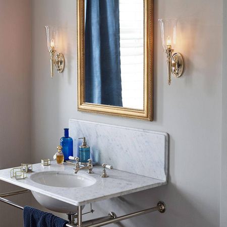 Kinkiet Dryden (BATH-DRYDEN2-PB) - Elstead Lighting