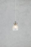 Lampa wisząca nad stół BELLIS Pendant 1L Clear/Satin Nickel (109009) Markslojd