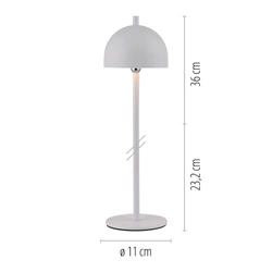BELLIS LAMPA STOŁOWA BIAŁA (19244-16) - Paul Neuhaus