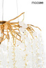 Ekskluzywna złota lampa wisząca RIVIERA 60 clear (5900168832947) - Moosee