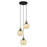 Lampa wisząca Cardena (MDM-4330-3-GD-AMB) Italux