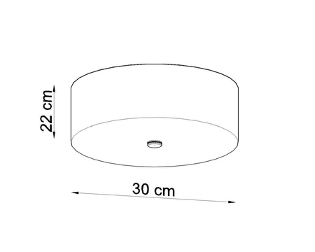 Plafon SKALA 30 biały (SL.0759) - Sollux