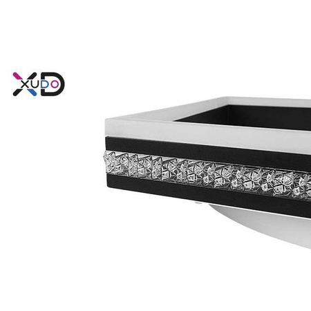 Plafon LED 46W 40x40cm 4000K czarny (XD-LA121) - Xudo