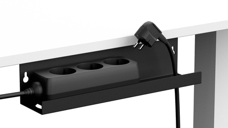 Biurko gamingowe regulowane elektrycznie Control+ 120 Biały (LV0859) - LVN SYSTEM