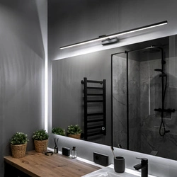 Kinkiet LED łazienkowy120cm 22W czarny 4000K UNO-BH-003 IP44 - DomenoLED