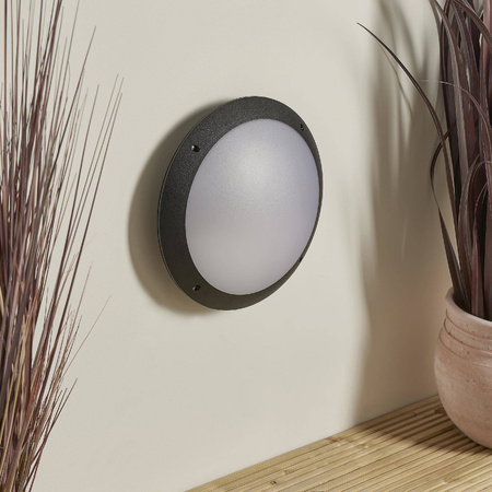 Plafon Seran plain IP65 12W (55689) - Saxby