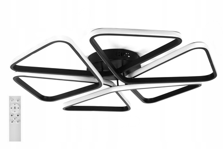 Lampa wiszące Trójkąty MADERA 124W + Pilot AZ133 - DomenoLED