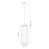 Lampa wiszaca Vesta 1xE27 (ML1803) - Milagro