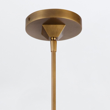Lampa wisząca Cairo - 1 źródło światła - Vintage mosiądz (QN-CAIRO-1P-VBS-CR) - Quintiesse