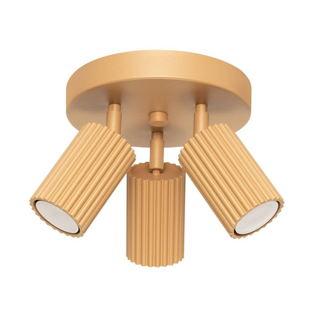 Plafon KARBON 3P złoty (SL.1563) - Sollux Lighting
