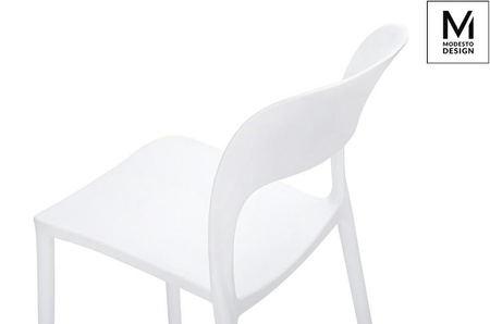 MODESTO krzesło ZING białe - polipropylen (C1028.WHITE) - Modesto Design