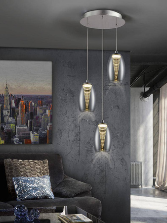 Nebula lampa wisząca 3L (584326) - Schuller